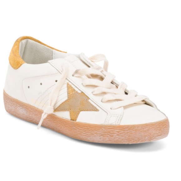GOLDEN GOOSE White Made In Italy Leather Sneakers - Picture 1 of 3
